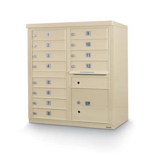 CAD Drawings American Postal Manufacturing Co. 12 Door F-Spec Cluster Box Unit